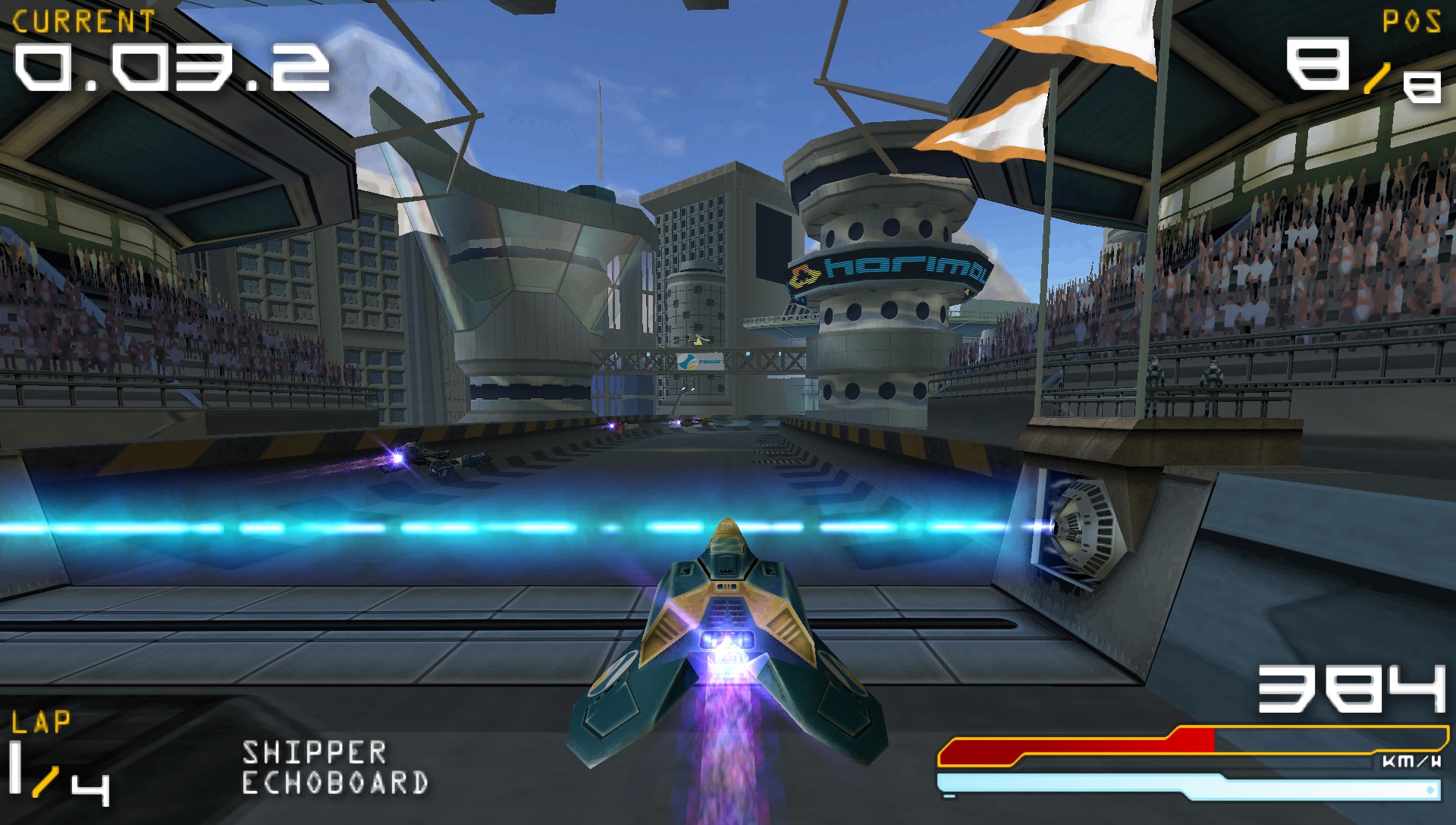 Wipeout Pure in PPSSPP
